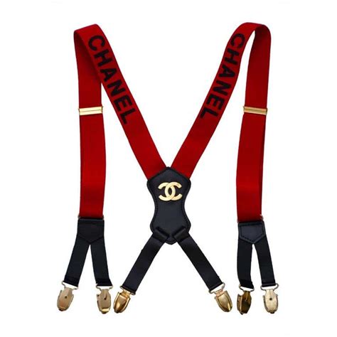 chanel suspenders etsy|Chanel chain jewelry.